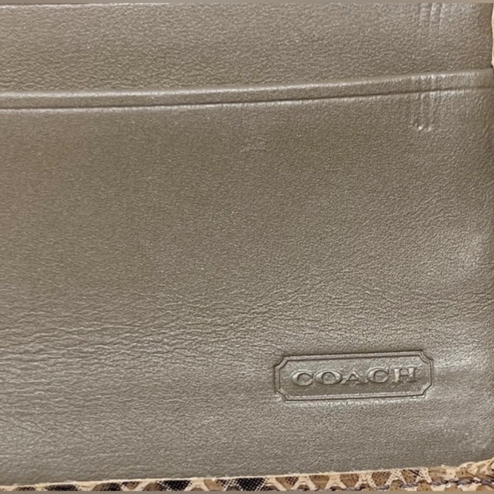 Coach Euc Python Snake Skin Embossed Soho Contine… - image 6